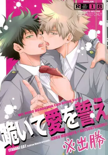(C90) [Itadaki Cat (Nekota Kojirow)] Hizamazuite Ai o Chikae (My Hero Academia)